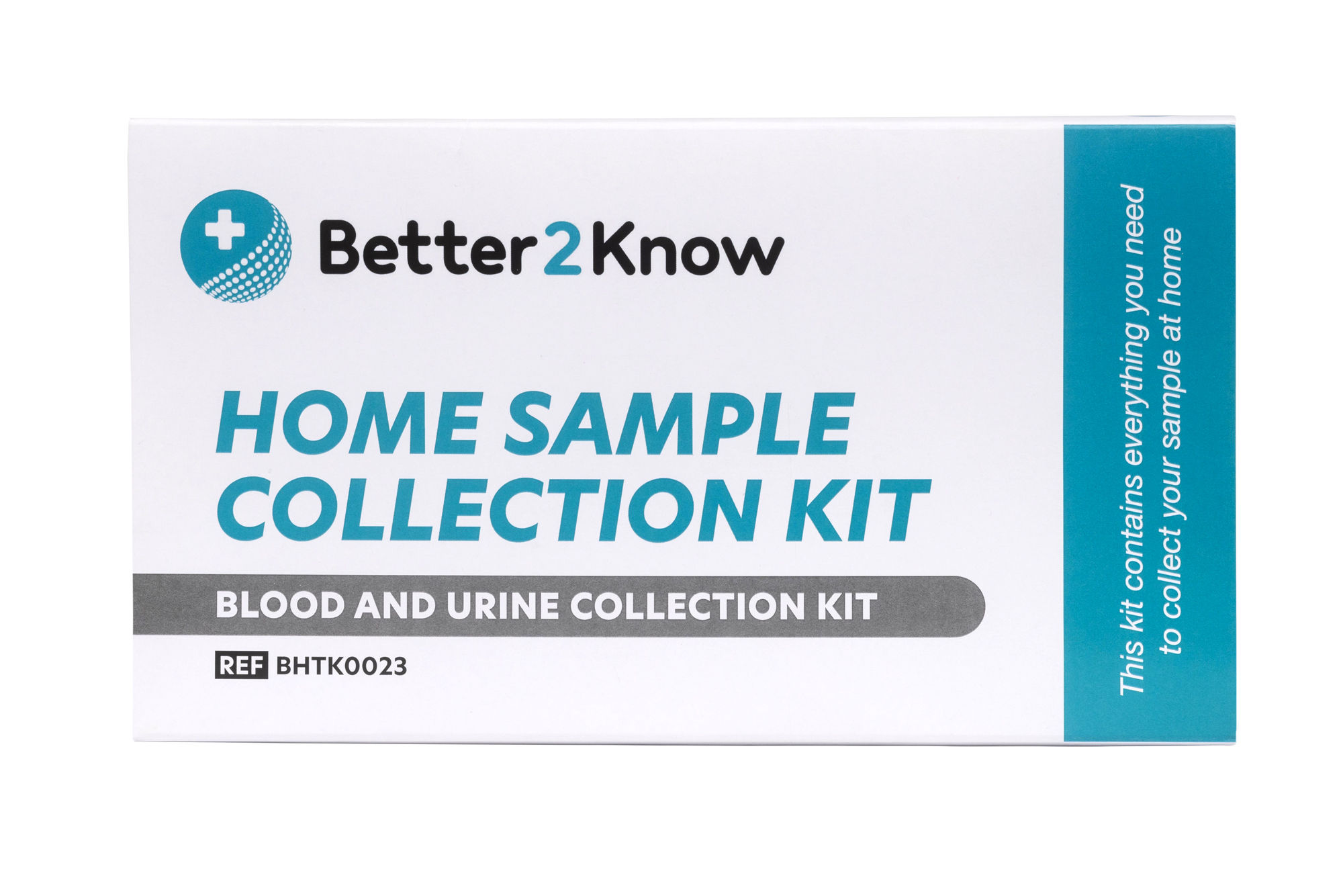 Blood and Urine home sample collection kit box