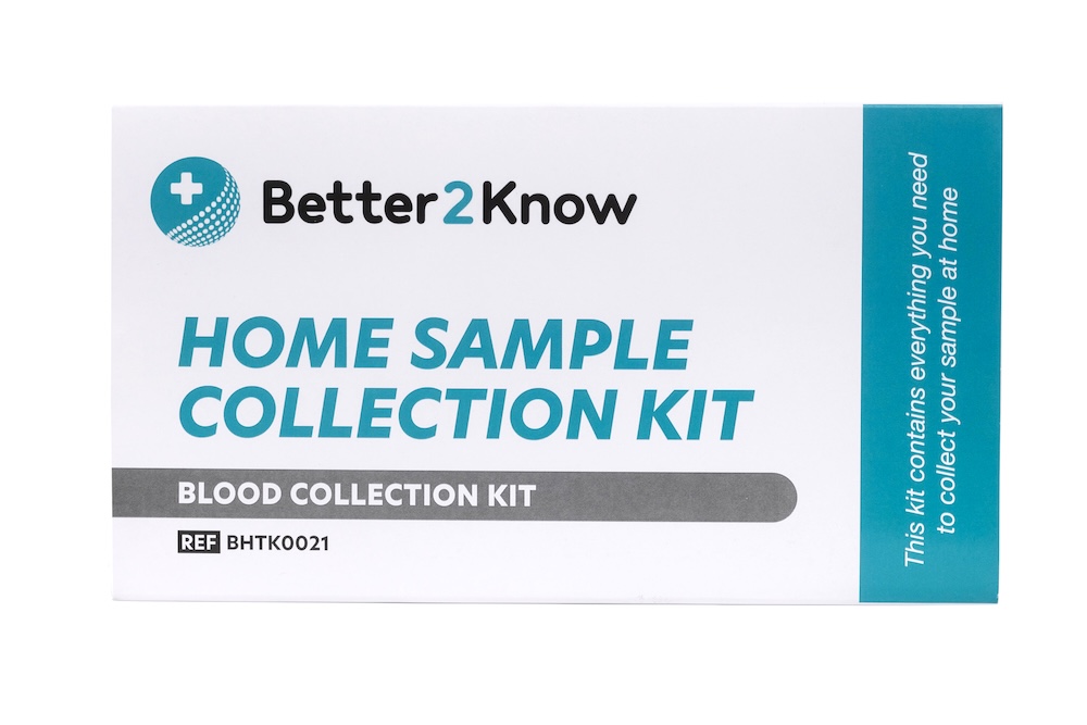 Home sample collection blood kit box