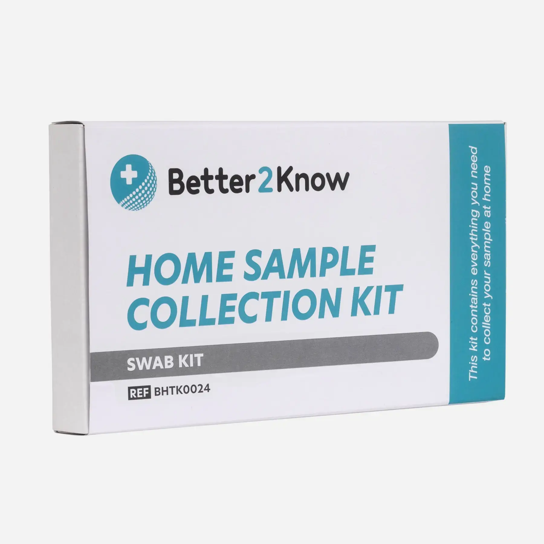 Swab home sample collection kit box